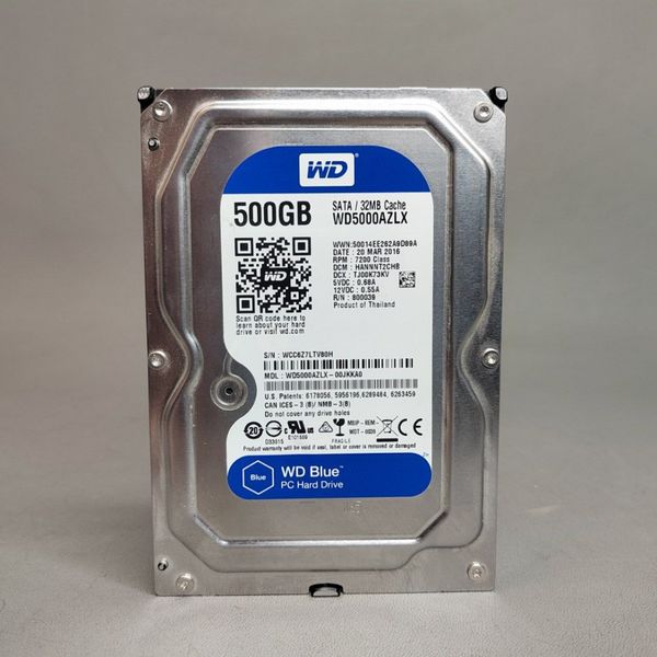 Жесткий диск Western Digital WD Blue 500 ГБ WD5000AZLX
