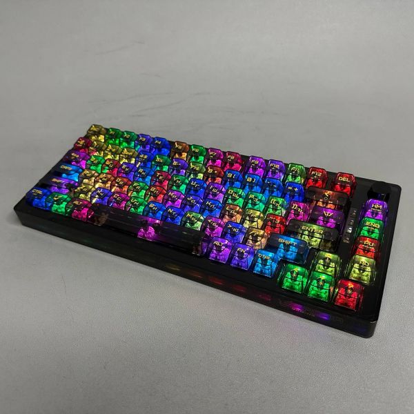 Игровая механическая клавиатура ARDOR GAMING Spirit, Gateron Optical Clear, 82 клавиш, RGB, Bluetooth, черная