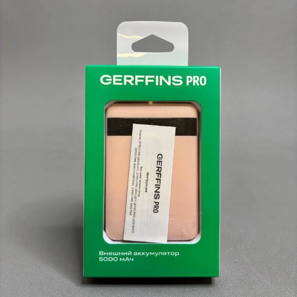 Аккумулятор Powerbank Gerffins PRO 5000 mAh, розовый