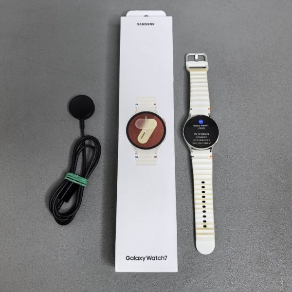Смарт-часы Samsung Galaxy Watch7 40mm LTE, белое золото (SM-L305F) 