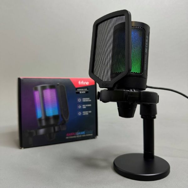 Микрофон Fifine AmpliGame A6 черный