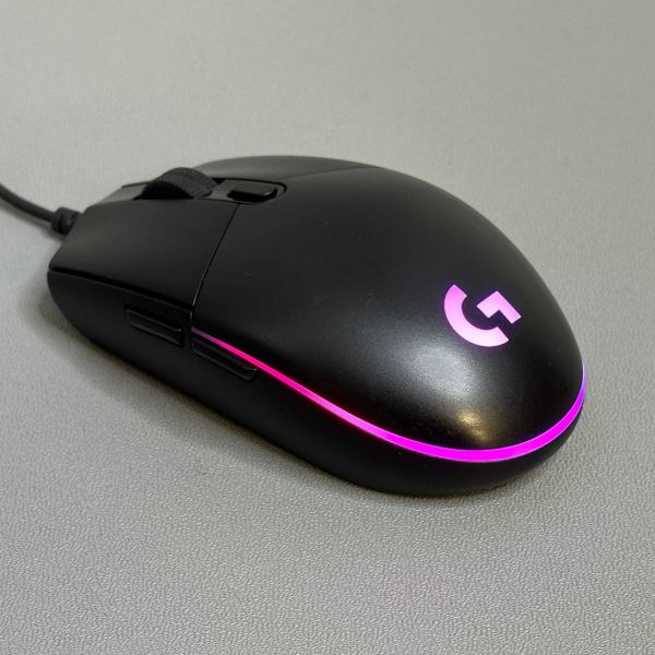 Игровая мышь проводная Logitech G102 Lightsync, с RGB-подсветкой, черный