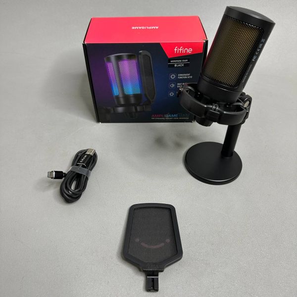 Микрофон Fifine AmpliGame A6 черный