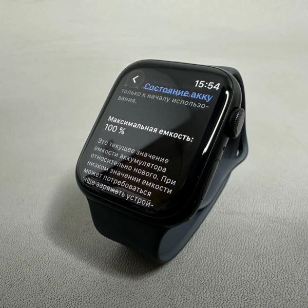 Умные часы Apple Watch Series 9 45 мм Aluminium Case GPS, midnight Sport Band