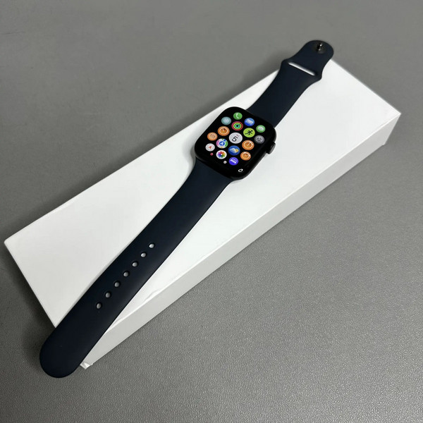 Умные часы Apple Watch Series 9 45 мм Aluminium Case GPS, midnight Sport Band