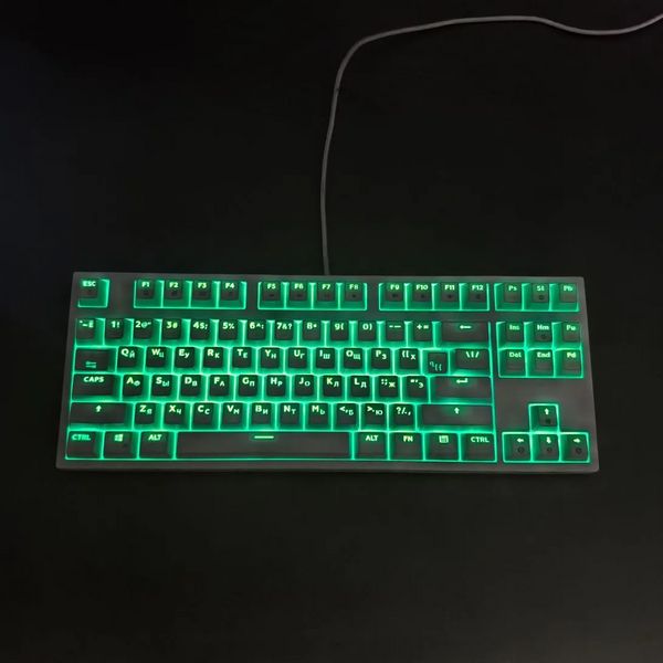 Клавиатура проводная механическая DEXP Mace White