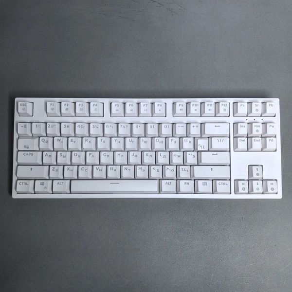 Клавиатура проводная механическая DEXP Mace White