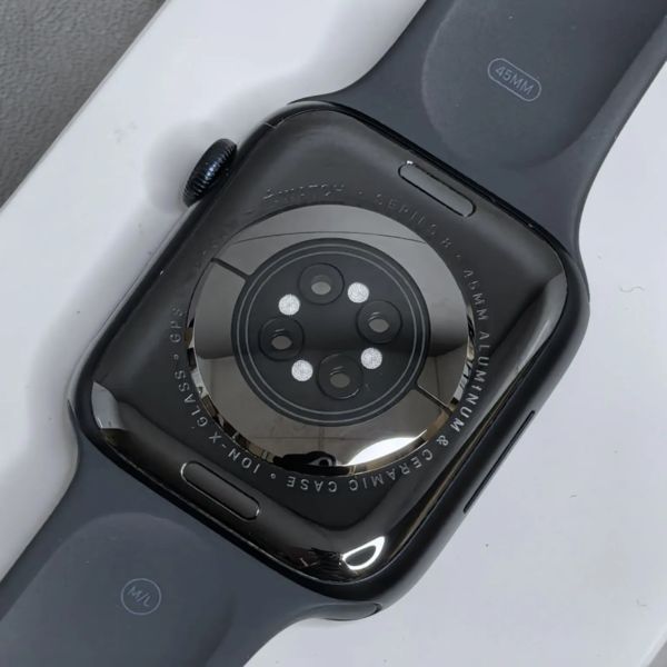 Умные часы Apple Watch Series 8 GPS 45mm Midnight Aluminium Midnight Sport Band (MNP13ZP/A)