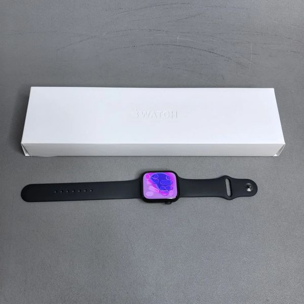 Умные часы Apple Watch Series 8 GPS 45mm Midnight Aluminium Midnight Sport Band (MNP13ZP/A)