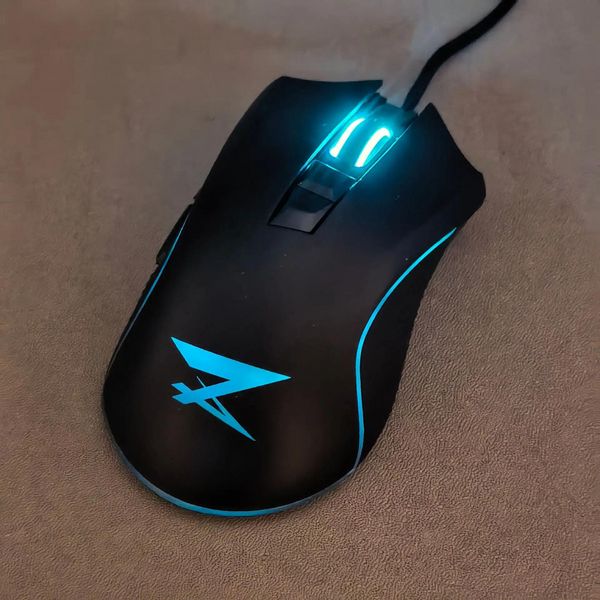 Мышь проводная ZET GAMING Fury PRO черный