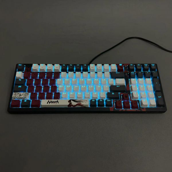 Клавиатура проводная A4Tech Bloody S98 Naraka BLMS Plus красный