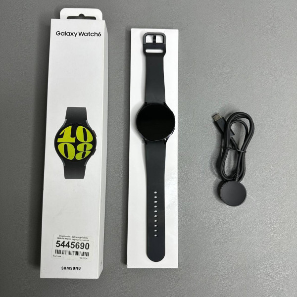 Смарт-часы Samsung Galaxy Watch 6 44mm (SM-R940NZKAMEA) Graphite