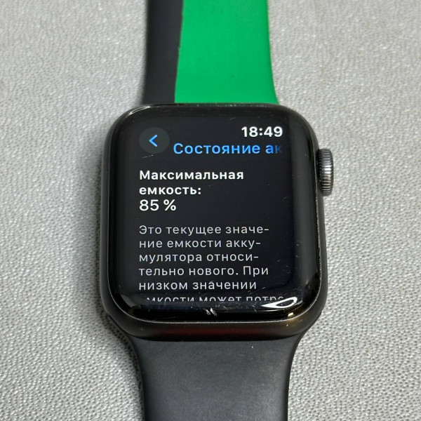 Умные часы Apple Watch Series 6 GPS, 40mm Space Gray Aluminium Black Sport Band