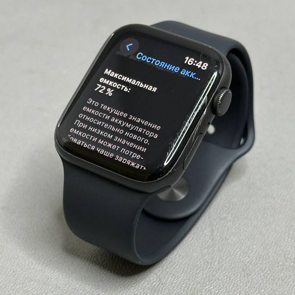 Умные часы Apple Watch Series SE Gen 1 44 мм Aluminium Case GPS RU, серый космос/тёмная ночь