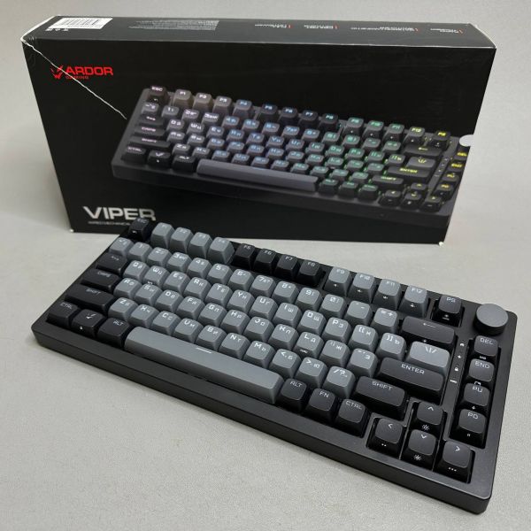 Клавиатура проводная ARDOR GAMING Viper, Gateron Magnetic, черный
