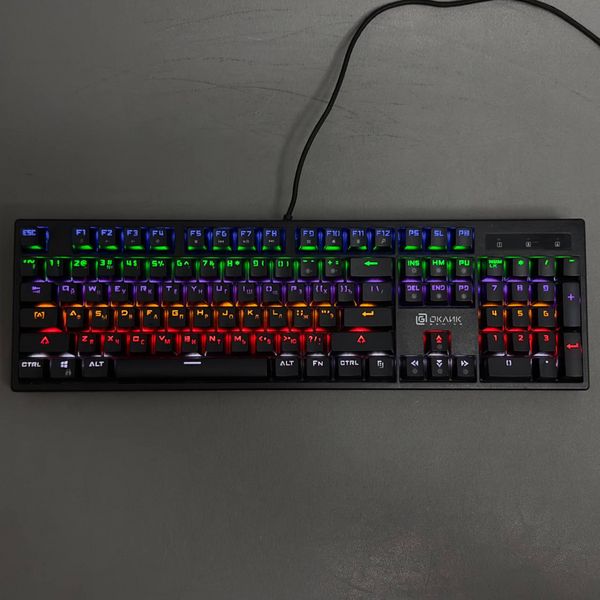 Механическая проводная клавиатура Oklick 940G Vortex