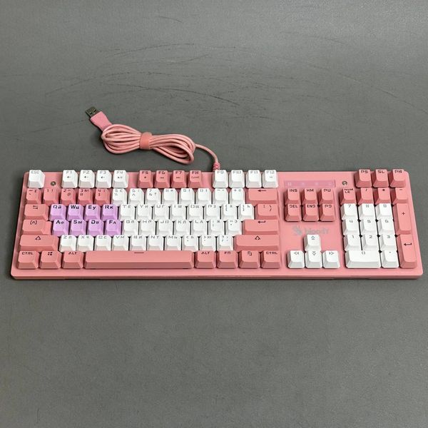 Клавиатура A4Tech Bloody B800 Pink
