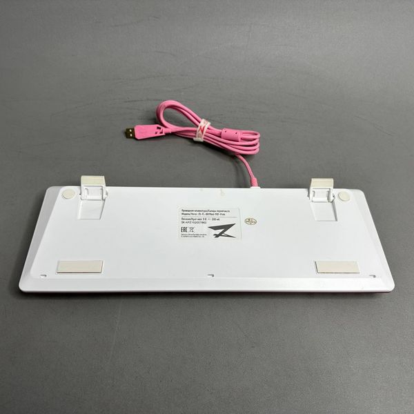 Клавиатура проводная ZET GAMING Pink Blade PRO (ZG-FL-B87Red-PBT-Pink)