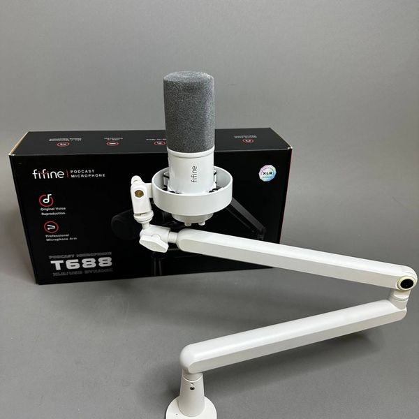 Микрофонный комплект Fifine T688 белый