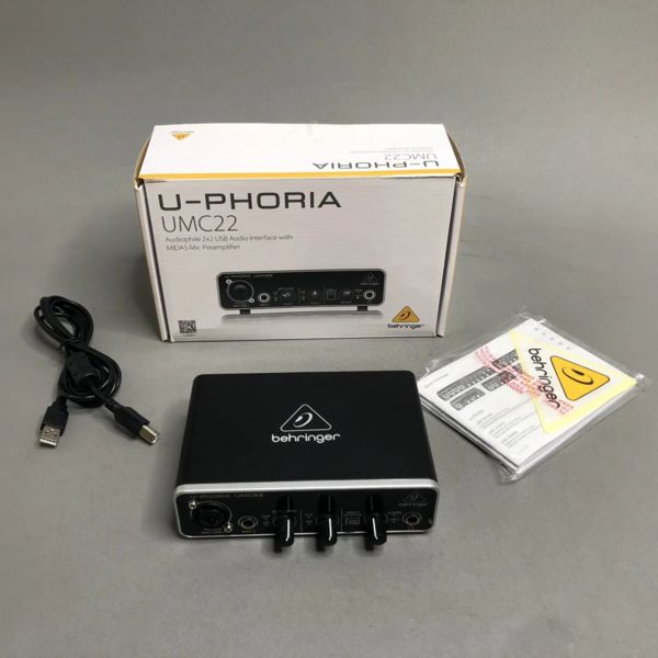 Внешняя звуковая карта BEHRINGER U-PHORIA UMC22