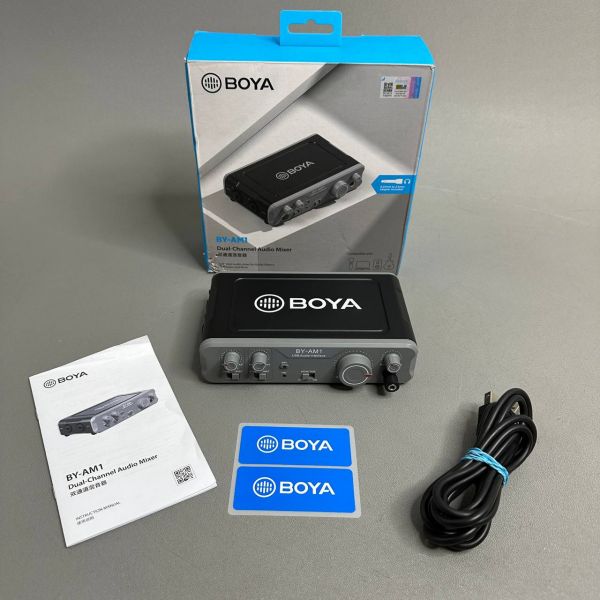 Двухканальный аудиомикшер Boya By-Am1