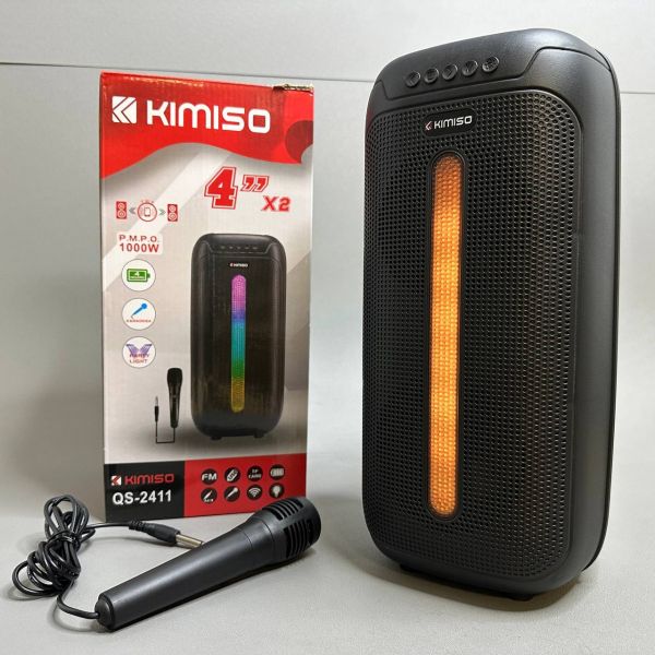 Портативная аудиосистема Kimiso QS-2411, черный