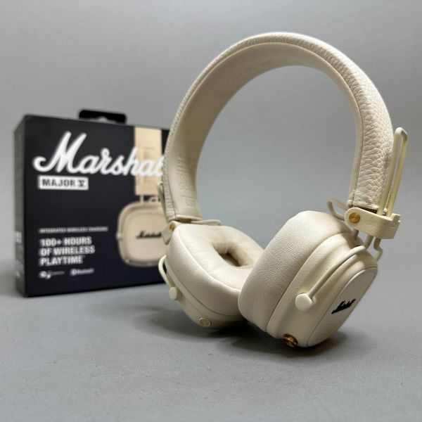 Беспроводные наушники Marshall major 5 (V) bluetooth, кремовый