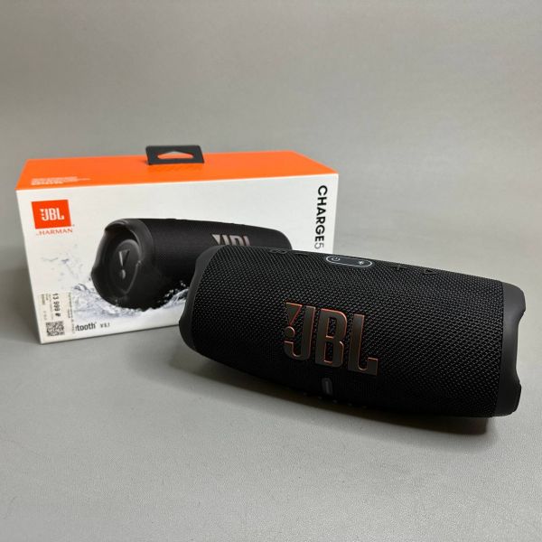 Портативная акустика JBL Charge 5, 40 Вт, черный