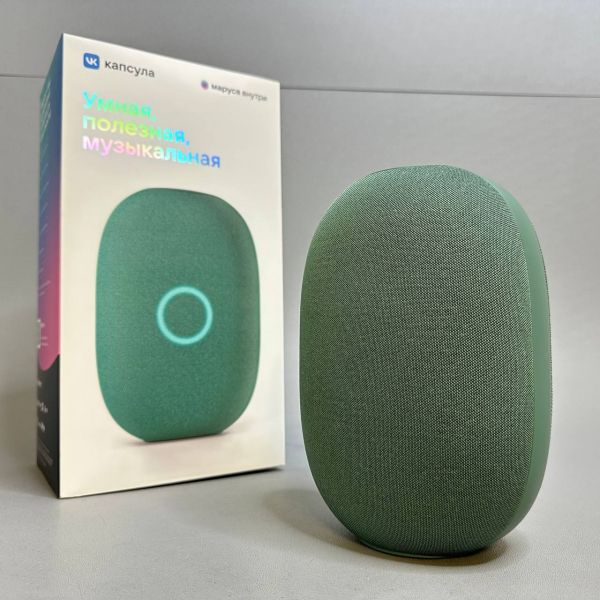Умная колонка VK Капсула (MRC01GR) хвойный зеленый