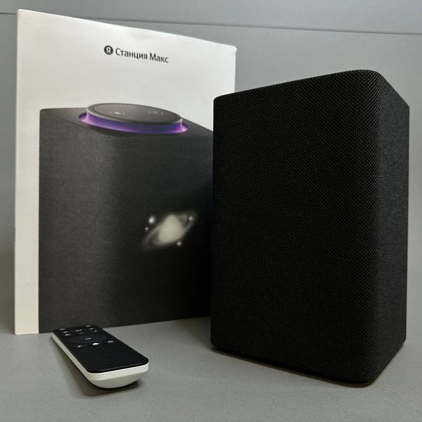 Умная колонка Яндекс Станция Макс с Алисой (YNDX-00053), 65Вт, черный