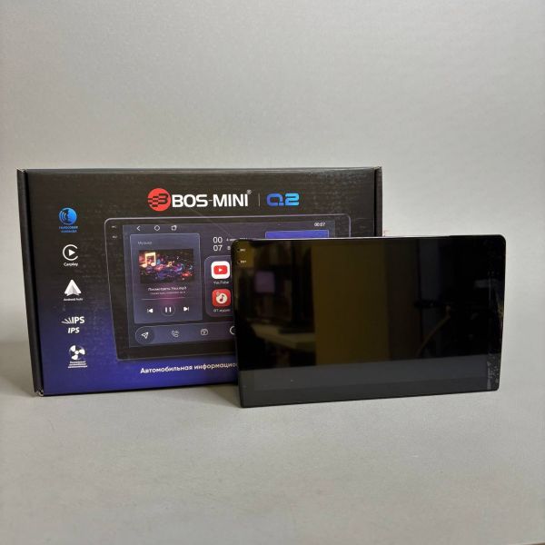 Автомагнитола BOS-MINI Q2 9'' Android 10.0, 4/64Gb, 1080х720 с кулером