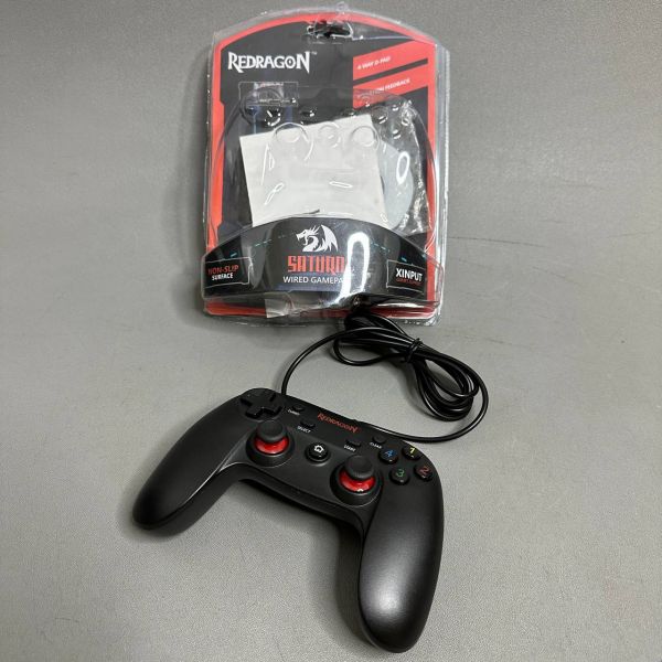 Геймпад проводной Redragon Saturn черный