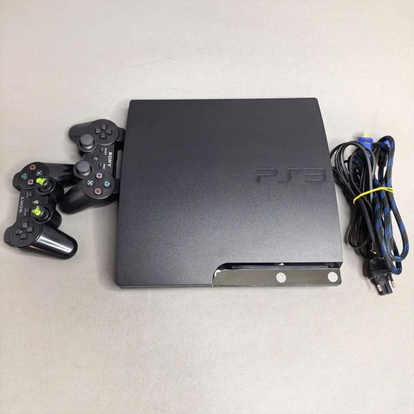 Игровая приставка Sony PlayStation 3 Slim 320Gb, 2 геймпада + игры