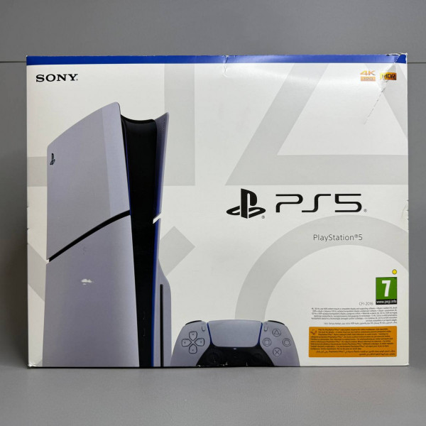 Игровая приставка Sony PlayStation PS5 Slim CFI-2016 (версия с дисководом), 1000 ГБ SSD, без игр, белый