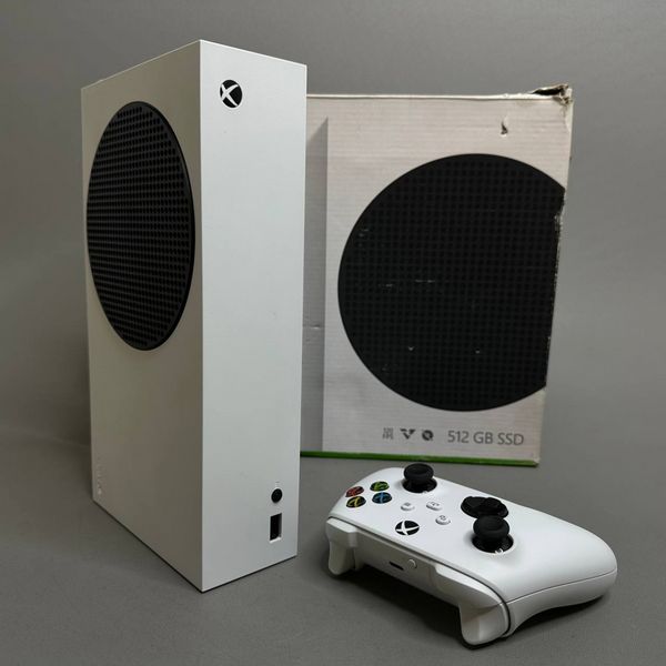 Игровая приставка Microsoft Xbox Series S 512 ГБ, белый/черный