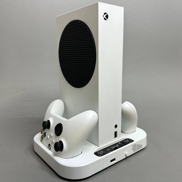 Подставка охлаждение + зарядная станция для 2-х геймпадов + 2 акб iPega PG-XBS012 для Xbox Series S