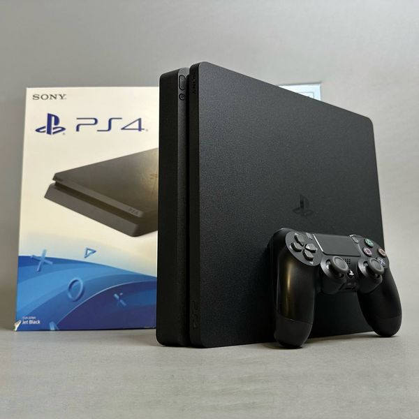 Игровая приставка Sony PlayStation 4 Slim 500 ГБ HDD, без игр, черная