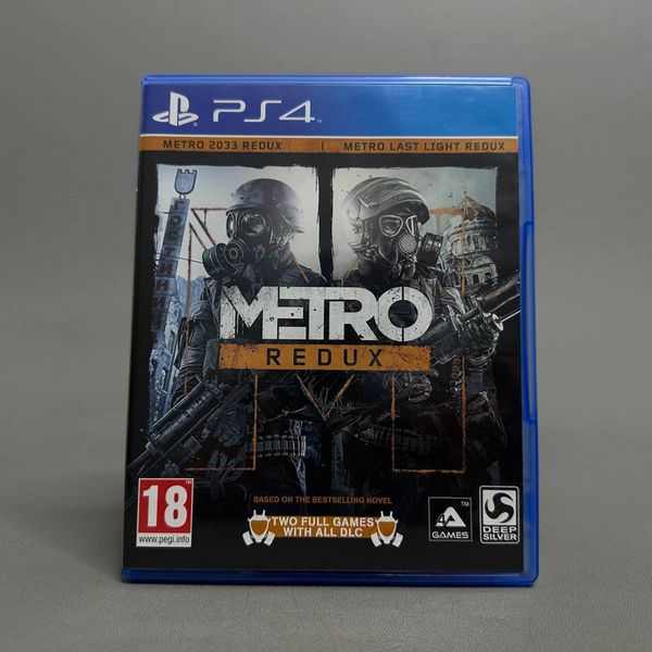 Игра Metro Redux для PlayStation 4, диск