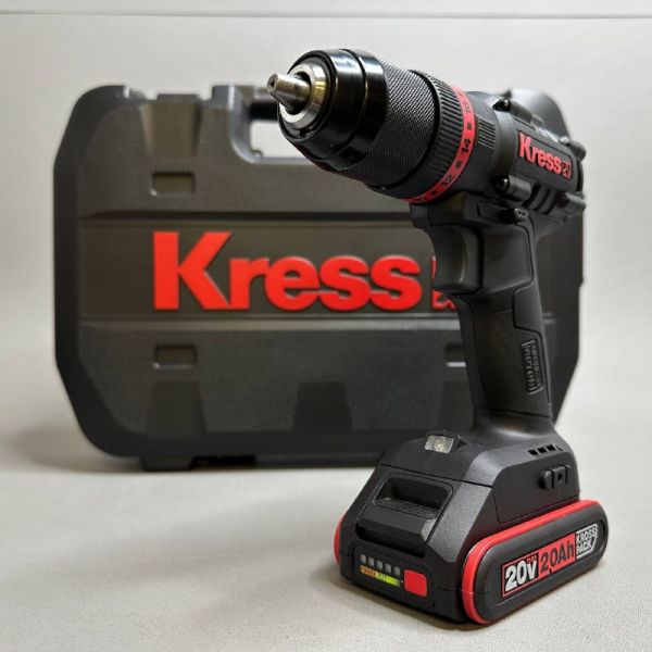 Дрель-шуруповерт аккумуляторная ударная Kress KUC30.1 20V