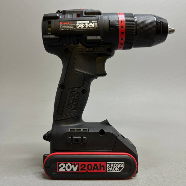 Дрель-шуруповерт аккумуляторная ударная Kress KUC30.1 20V