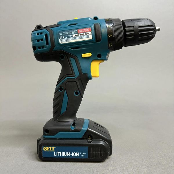 Аккумуляторная дрель-шуруповерт Fit CD-18MC 18 В (80189)