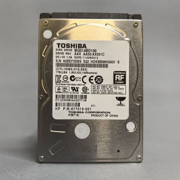 Жесткий диск Toshiba MQ01ABD100 1Tb (SBS)