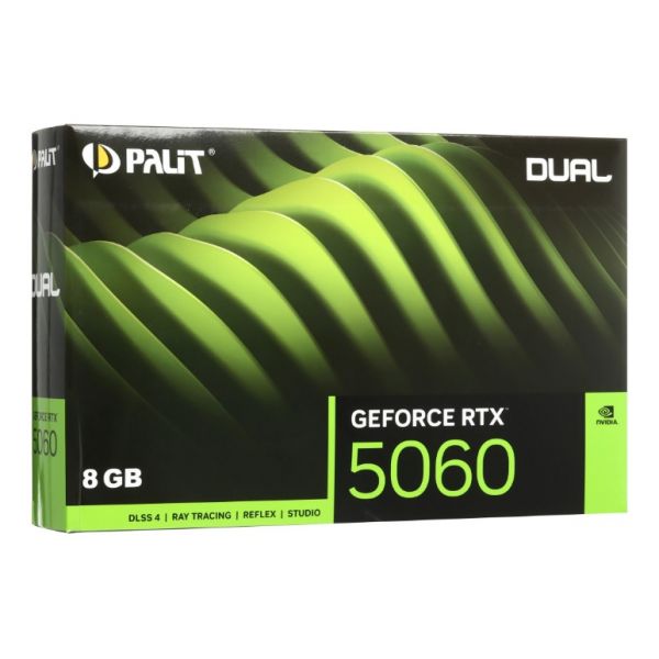 Видеокарта Palit GeForce RTX 5060 Dual 8Gb [NE75060019P1-GB2063D]