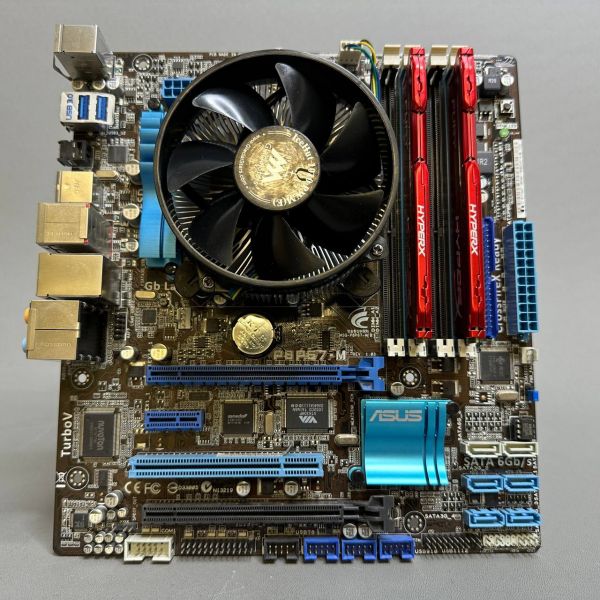 Комплект: мат. плата ASUS P8H67-M + i5-2500 + 16Gb DDR3 + кулер