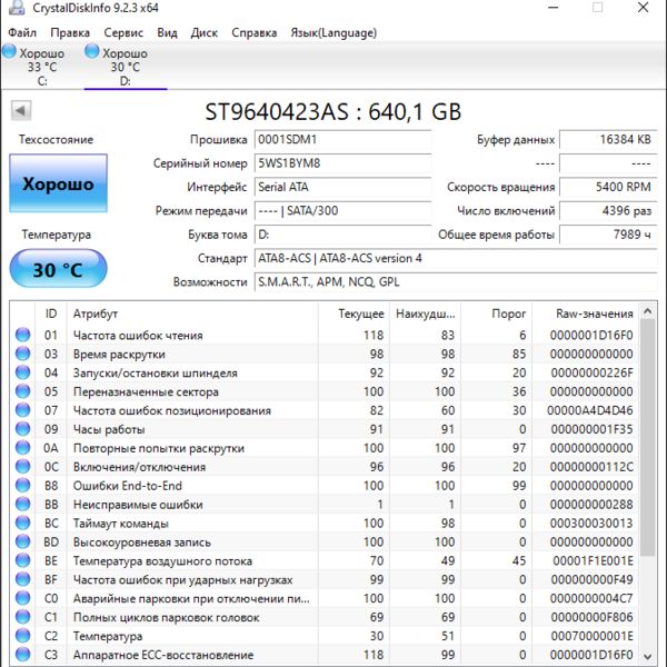 Жесткий диск Seagate ST9640423AS 640Gb (YM8)