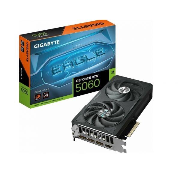 Видеокарта GIGABYTE GeForce RTX 5060 EAGLE OC 8G (GV-N5060EAGLE OC-8GD), Retail