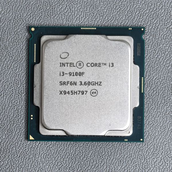 Процессор Intel Core i3-9100F, LGA1151 v2, 4 x 3600 МГц, OEM