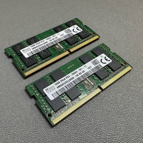 Оперативная память SK Hynix 16 ГБ DDR4 2666 МГц SO-DIMM (HMA82GS6JJR8N-VK)