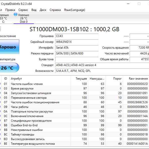 Жесткий диск Seagate Barracuda ST1000DM003 1TB (G1X)