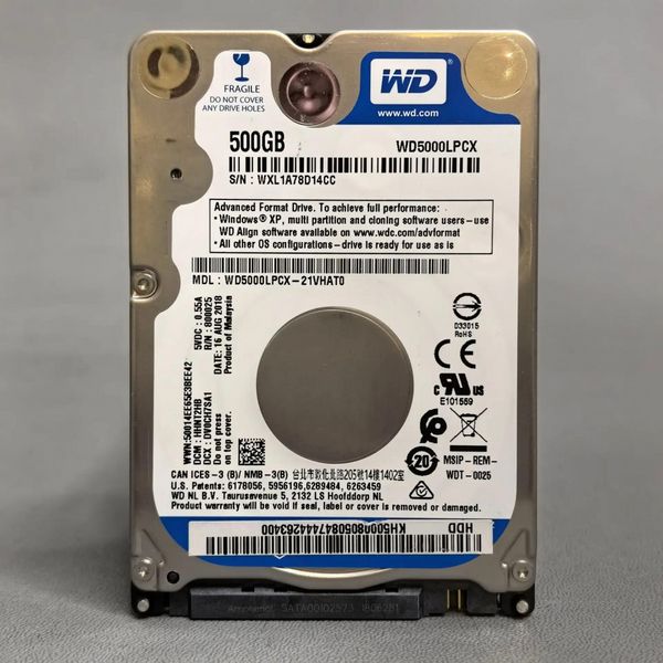 Жесткий диск Western Digital WD5000LPCX 500 Гб (4CC)